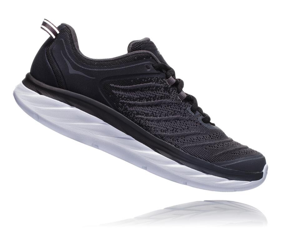 Hoka One One Hardloopschoenen Dames - Akasa - Zwart/Wit - NY8247316